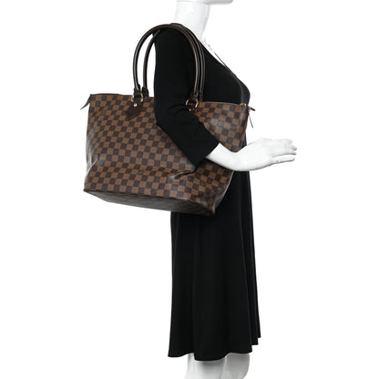 Louis Vuitton Damier Ebene Saleya MM 2 of 10