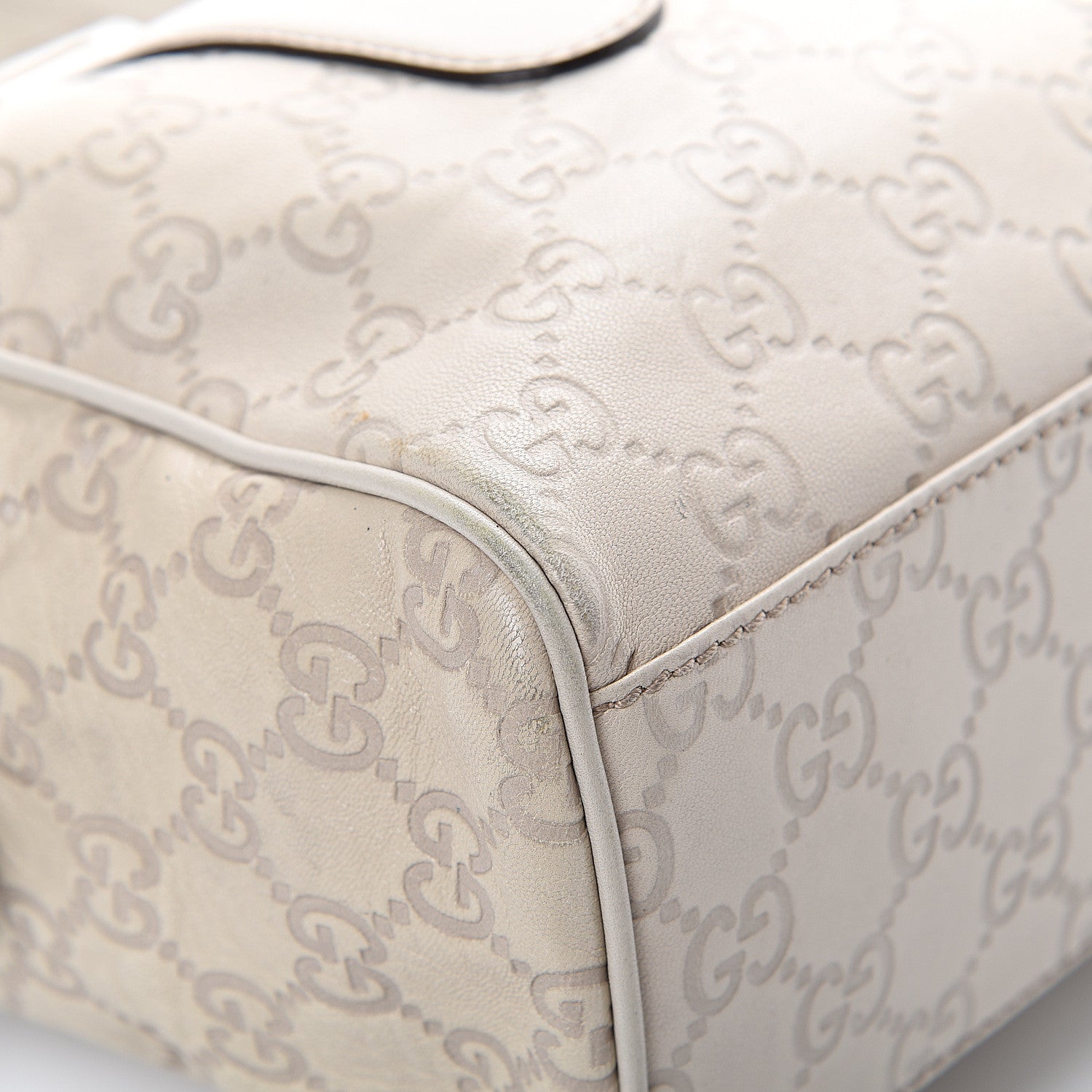 Gucci Guccissima Small Boston White 8 of 15