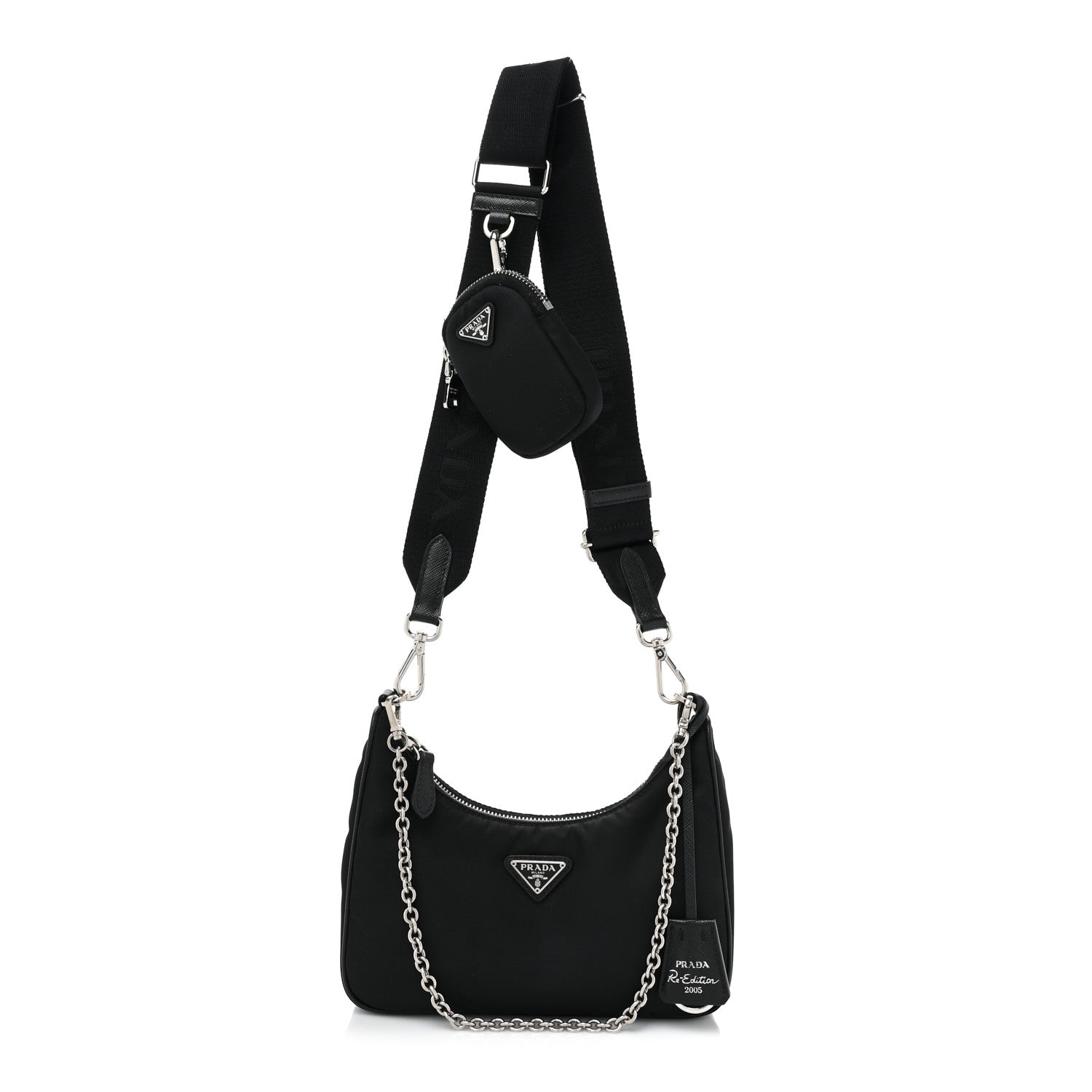Prada Nylon Re-Edition 2005 Shoulder Bag Black 1 of 13