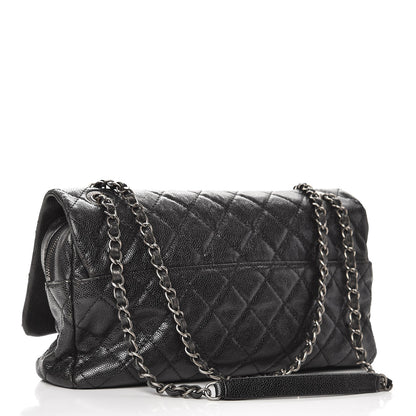 Chanel Iridescent Caviar Quilted Large Chic Flap Black 3 of 10