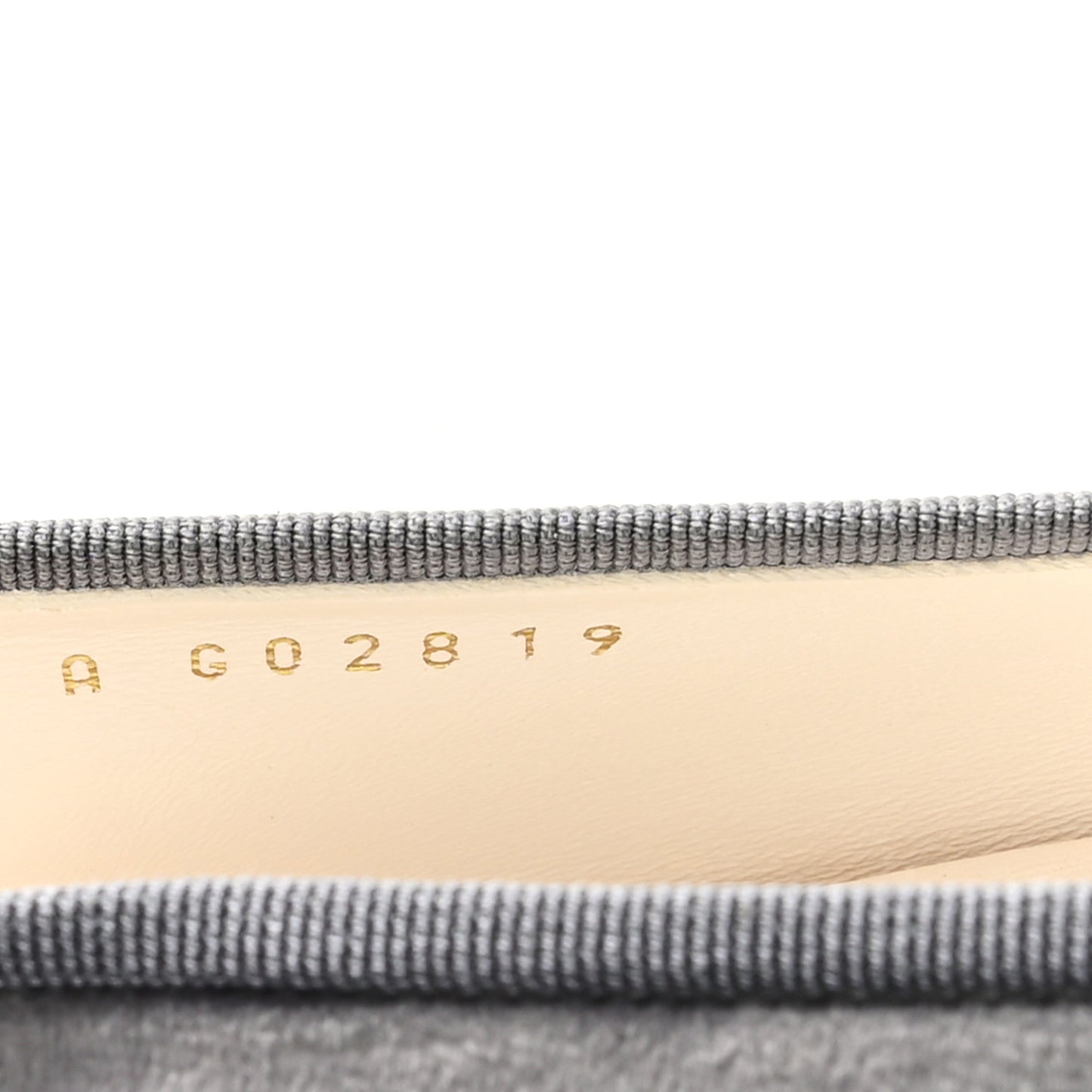 Velvet Cap Toe Ballerina Flats 39 Grey Green