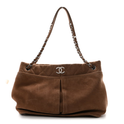 Chanel Ultra Soft Suede Calfskin Natural Beauty Tote Brown 1 of 11