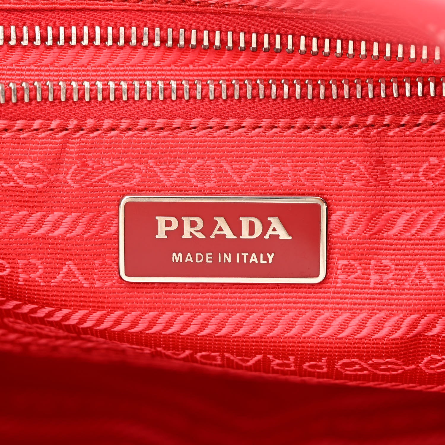 Prada Tessuto Nylon Saffiano Sacca Shoulder Bag Rosso 6 of 12