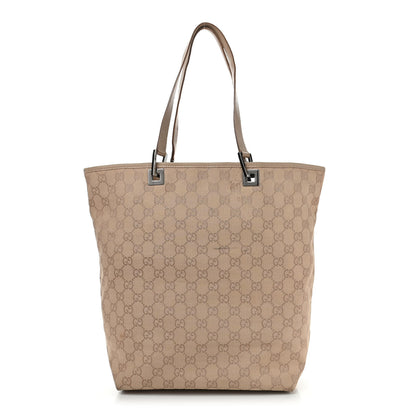 Gucci Monogram Bucket Tote Beige 1 of 9