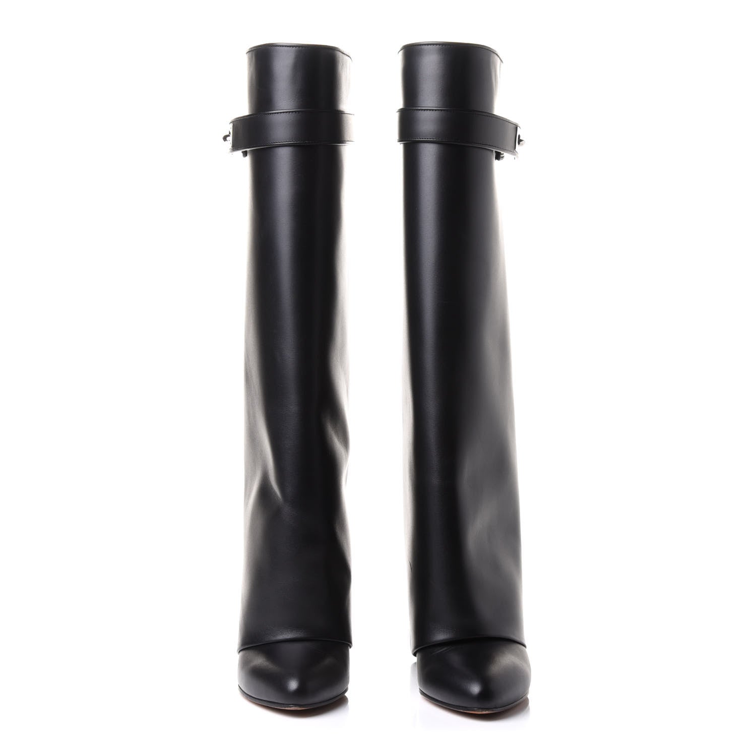 Givenchy Calfskin Shark Lock Pant Boots 37 Black 2 of 10