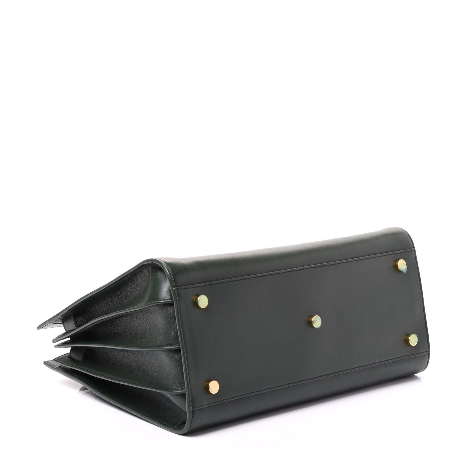 Saint Laurent Calfskin Small Sac De Jour Dark Green 3 of 10