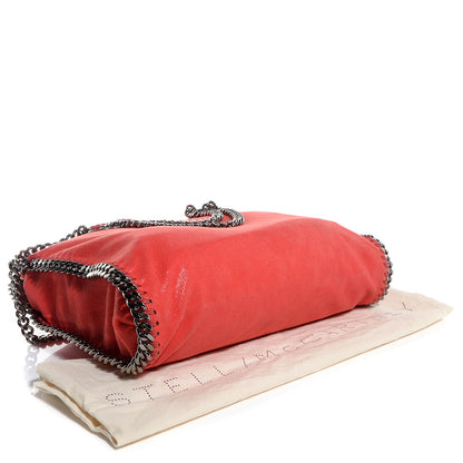 Stella McCartney Faux Leather Shaggy Deer Small Falabella Flame 4 of 9