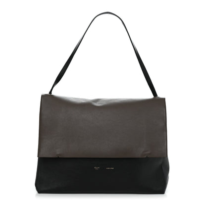 Celine Calfskin Suede All Soft Shoulder Bag Taupe 1 of 10