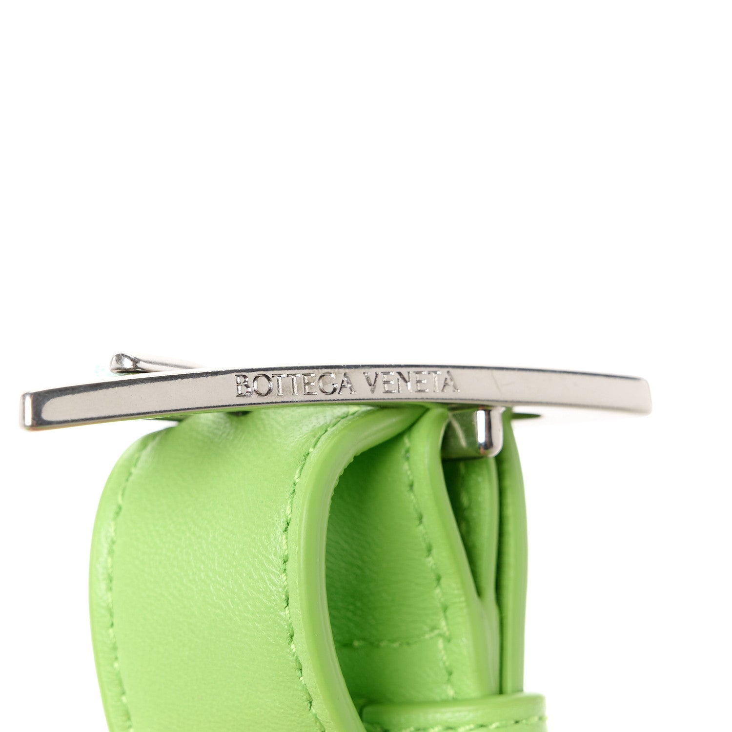 Bottega Veneta Nappa Maxi Intreccio Padded Cassette Crossbody Bag Acid Green 10 of 13