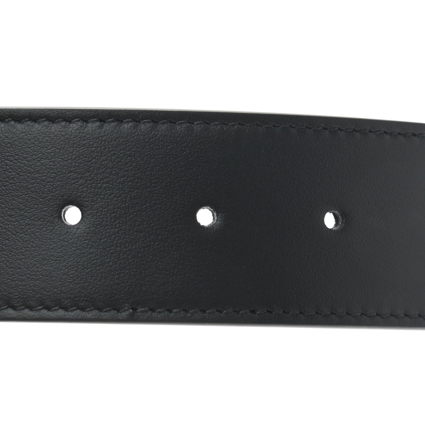 GG Supreme Monogram Matte Plutone Calfskin Double G 40mm Belt 95 38 Beige Ebony Black