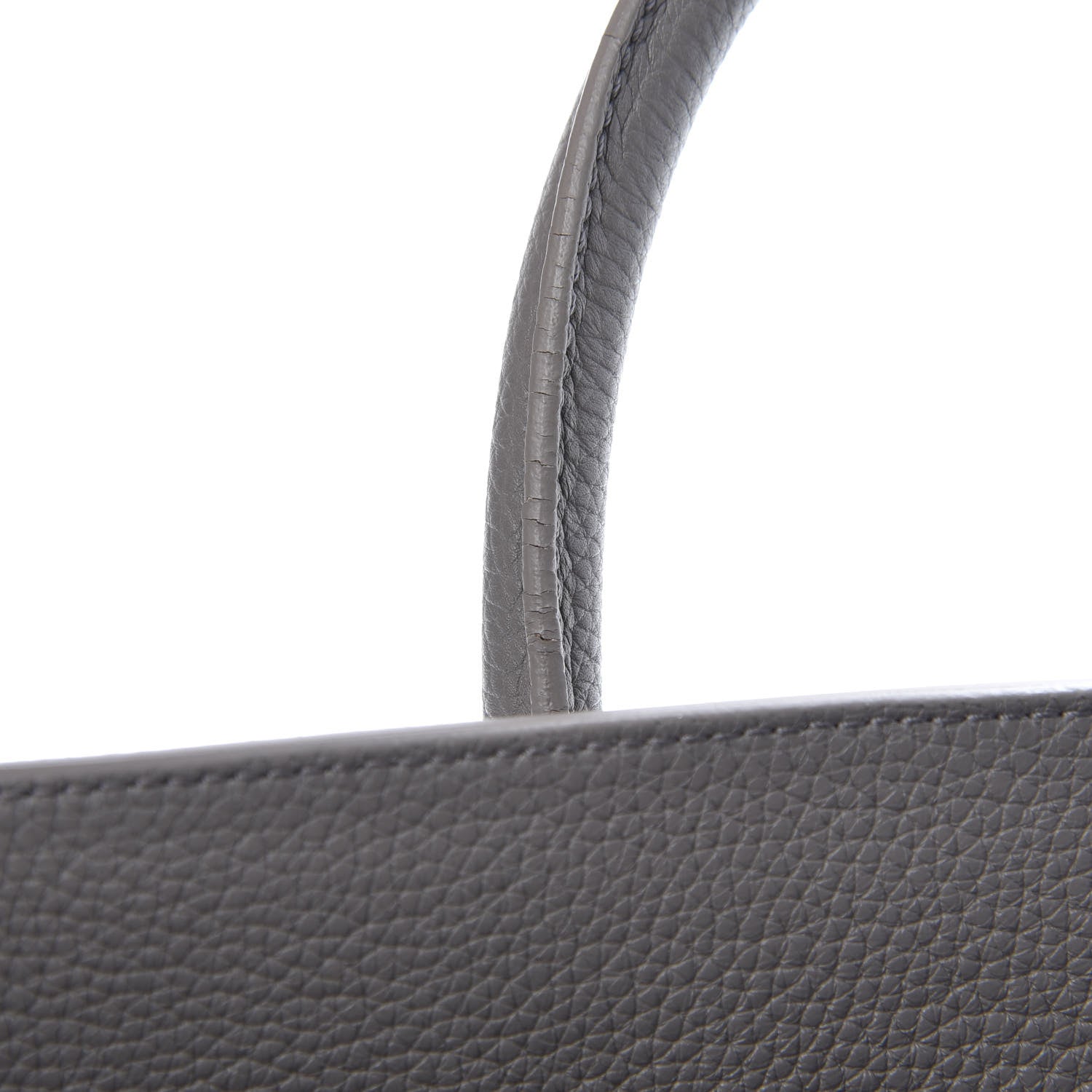 Saint Laurent Grained Calfskin Small Supple Sac De Jour Mouse Grey 18 of 18
