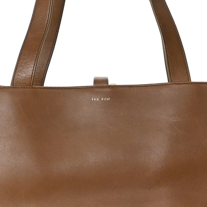 The Row Polished Saddle Calfskin Graham Tote Muschio 7 of 10