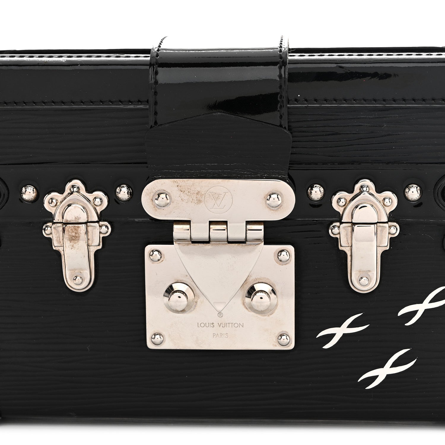 Louis Vuitton Epi Petite Malle Black 8 of 12