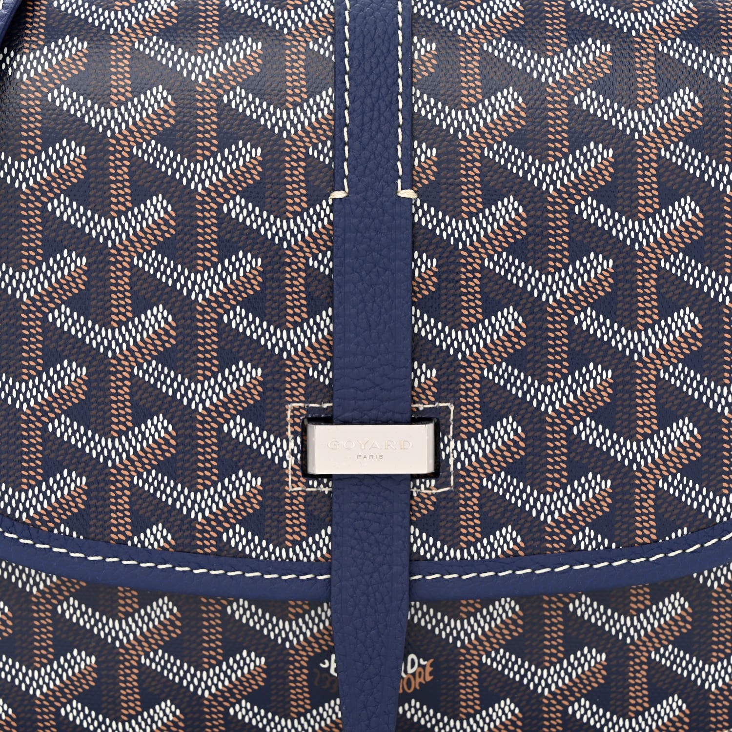 Goyard Goyardine Belvedere II PM Messenger Bag Navy 7 of 9