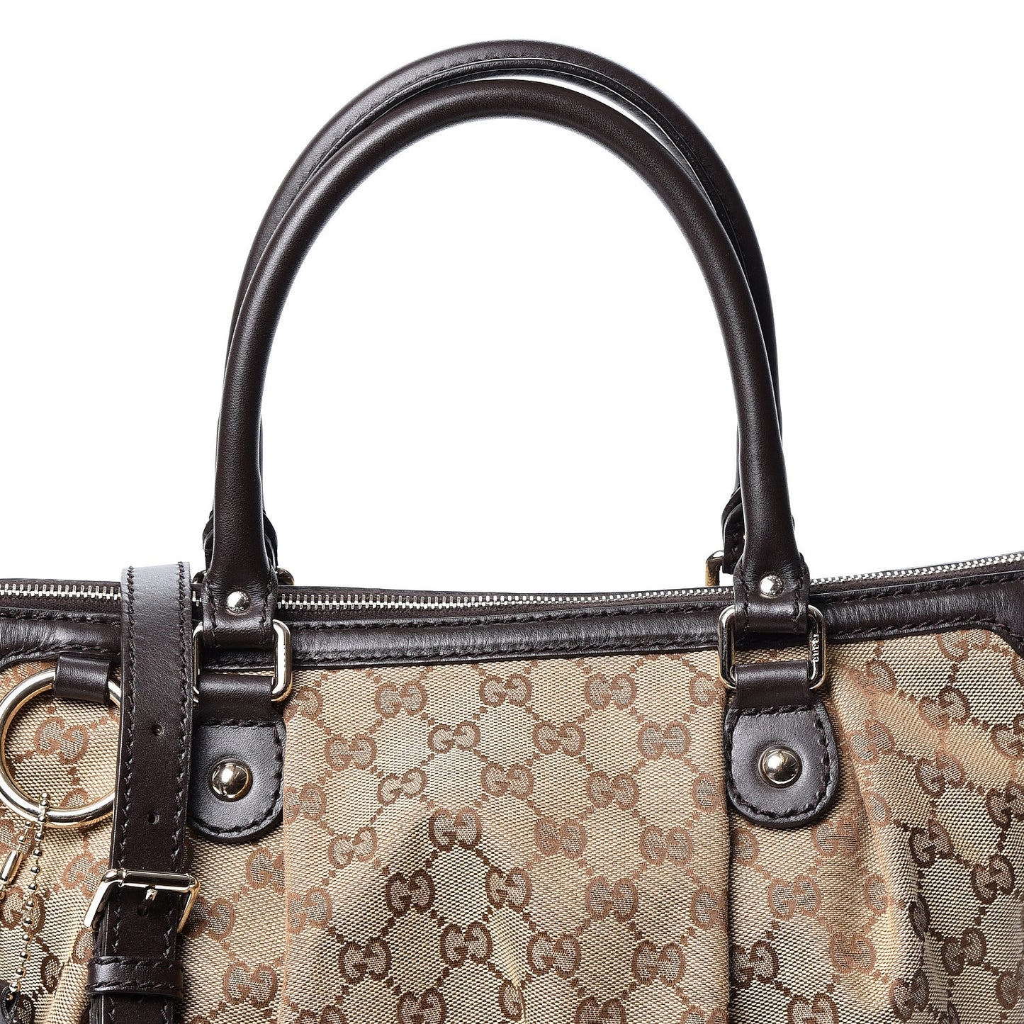 Monogram Medium Sukey Top Handle Dark Brown