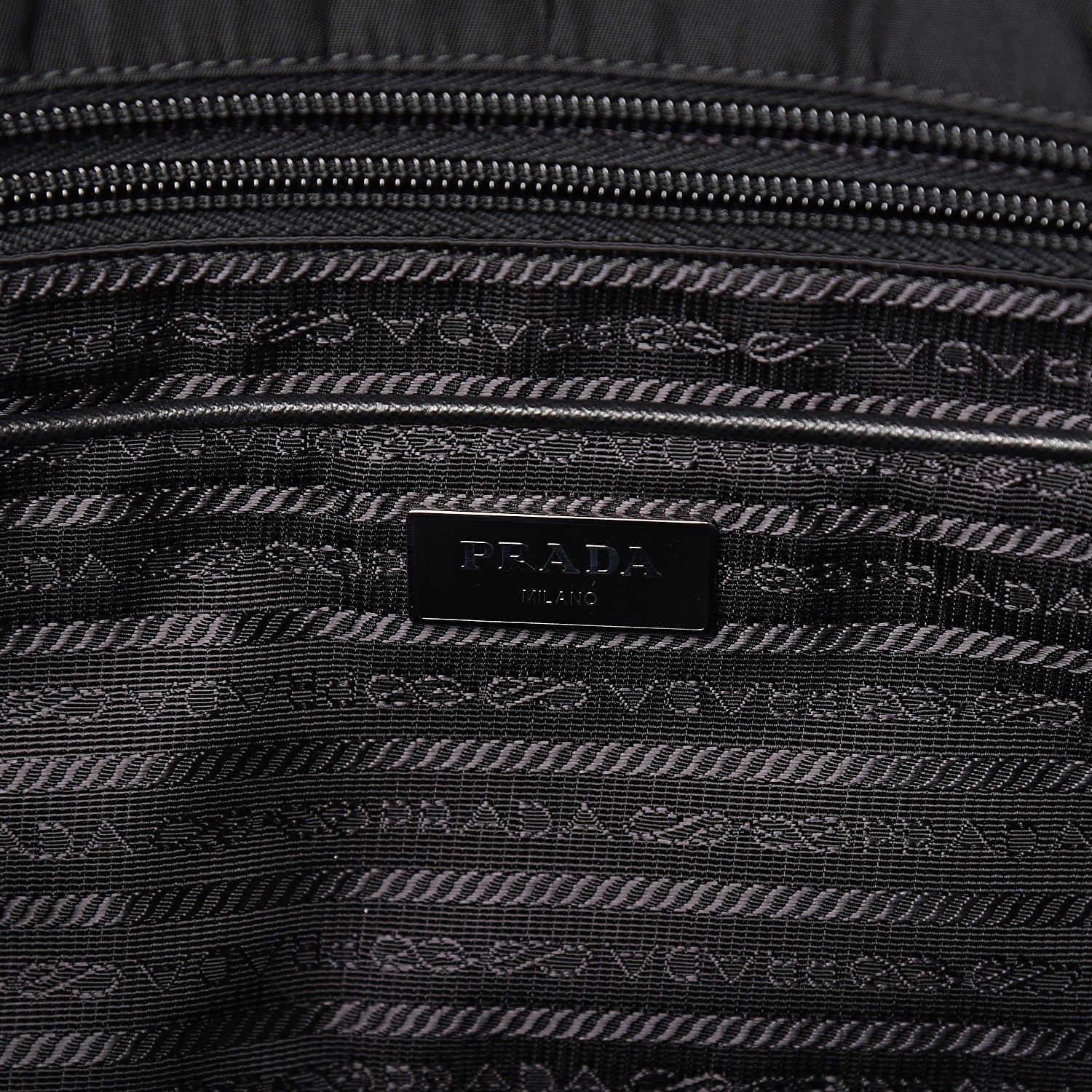 Prada Nylon Vela Tote Black 6 of 11