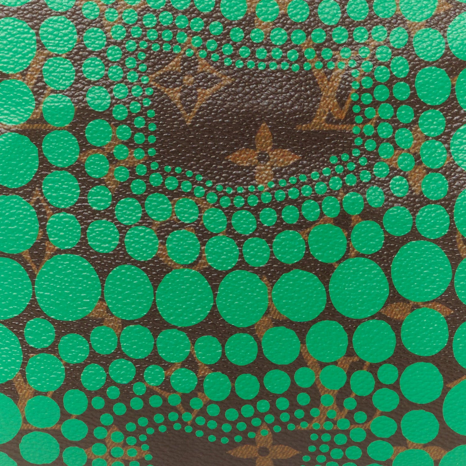 Louis Vuitton Monogram Kusama Town Speedy 30 Green 11 of 15