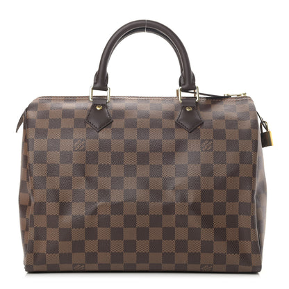 Louis Vuitton Damier Ebene Speedy 30 1 of 9