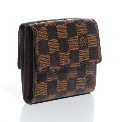 Louis Vuitton Damier Ebene Elise Wallet 3 of 7