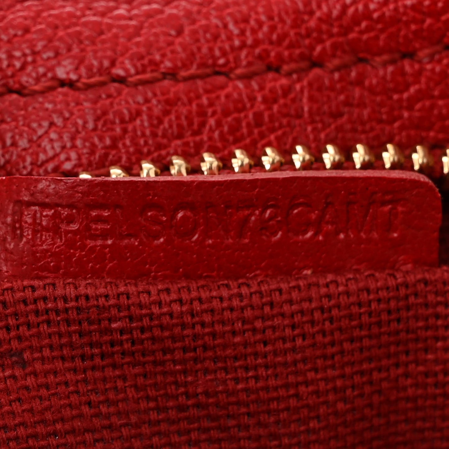 Haymarket Check Mini Hartham Crossbody Red