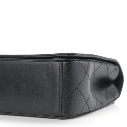 Chanel Sheepskin Quilted Vintage Mademoiselle Flap Black 10 of 12