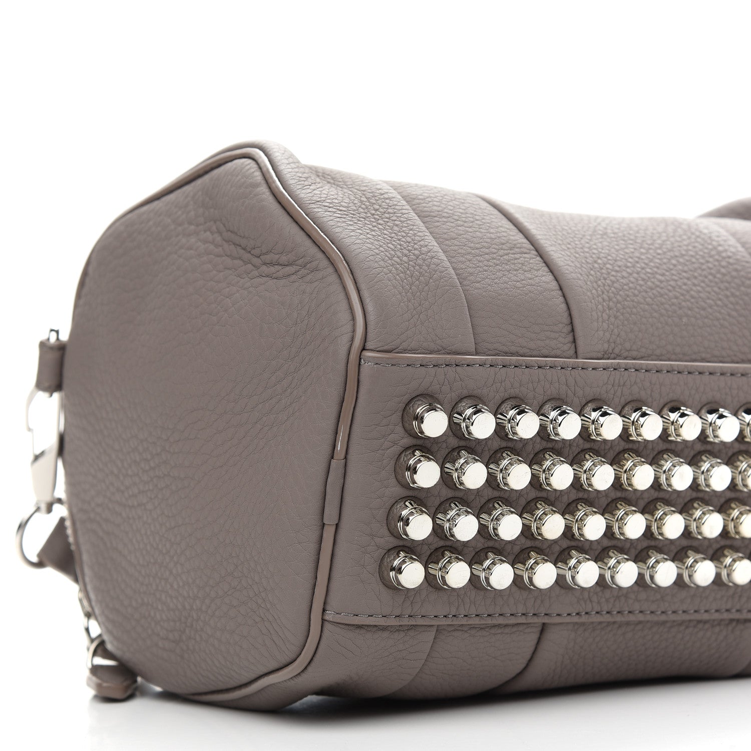 Alexander Wang Pebbled Lambskin Rockie Gray Rhodium Hardware 8 of 10