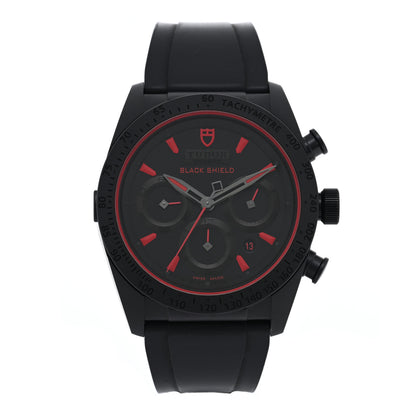 TUDOR Ceramic Rubber 42mm Fastrider Black Shield Automatic Watch Black 42000CR 1 of 5