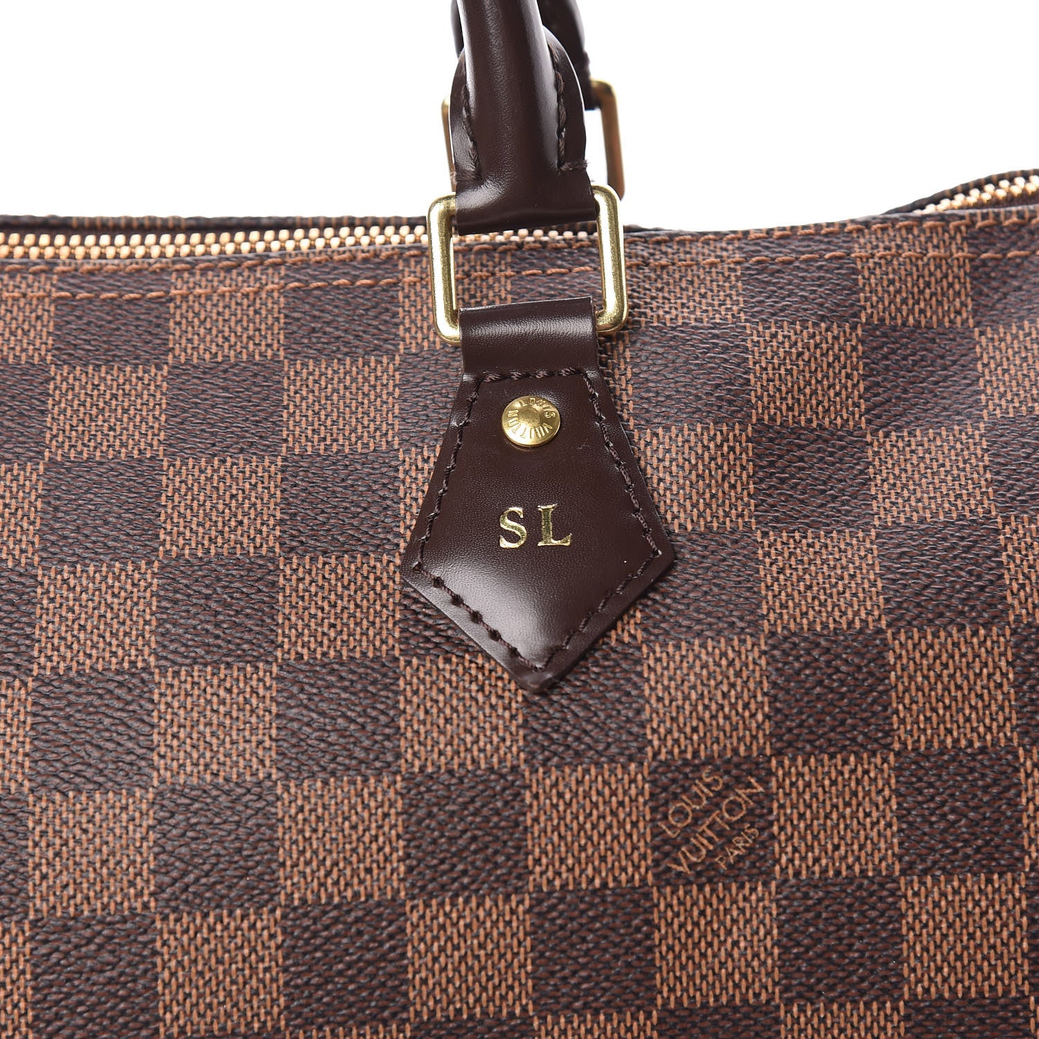 Louis Vuitton Damier Ebene Speedy Bandouliere 30 7 of 10