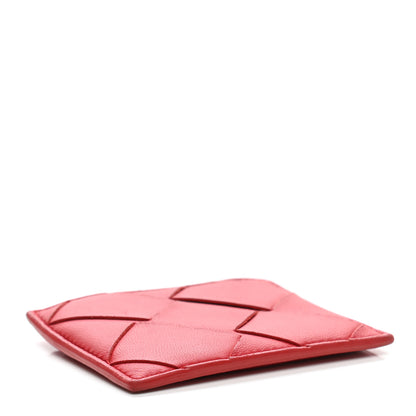 Bottega Veneta Nappa Maxi Intrecciato Card Holder Red 4 of 11