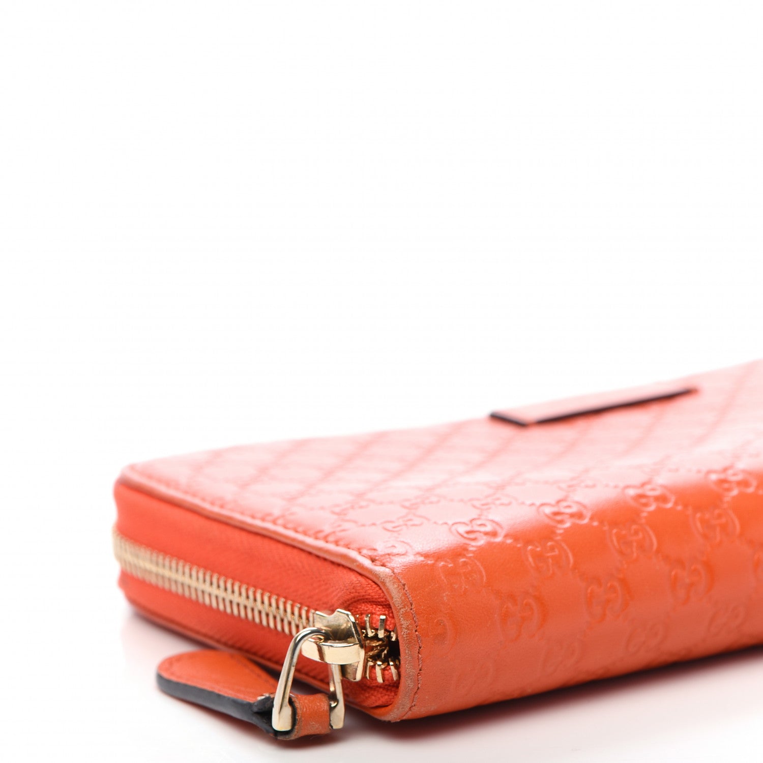 Gucci Microguccissima Zip Around Wallet Sun Orange 6 of 11