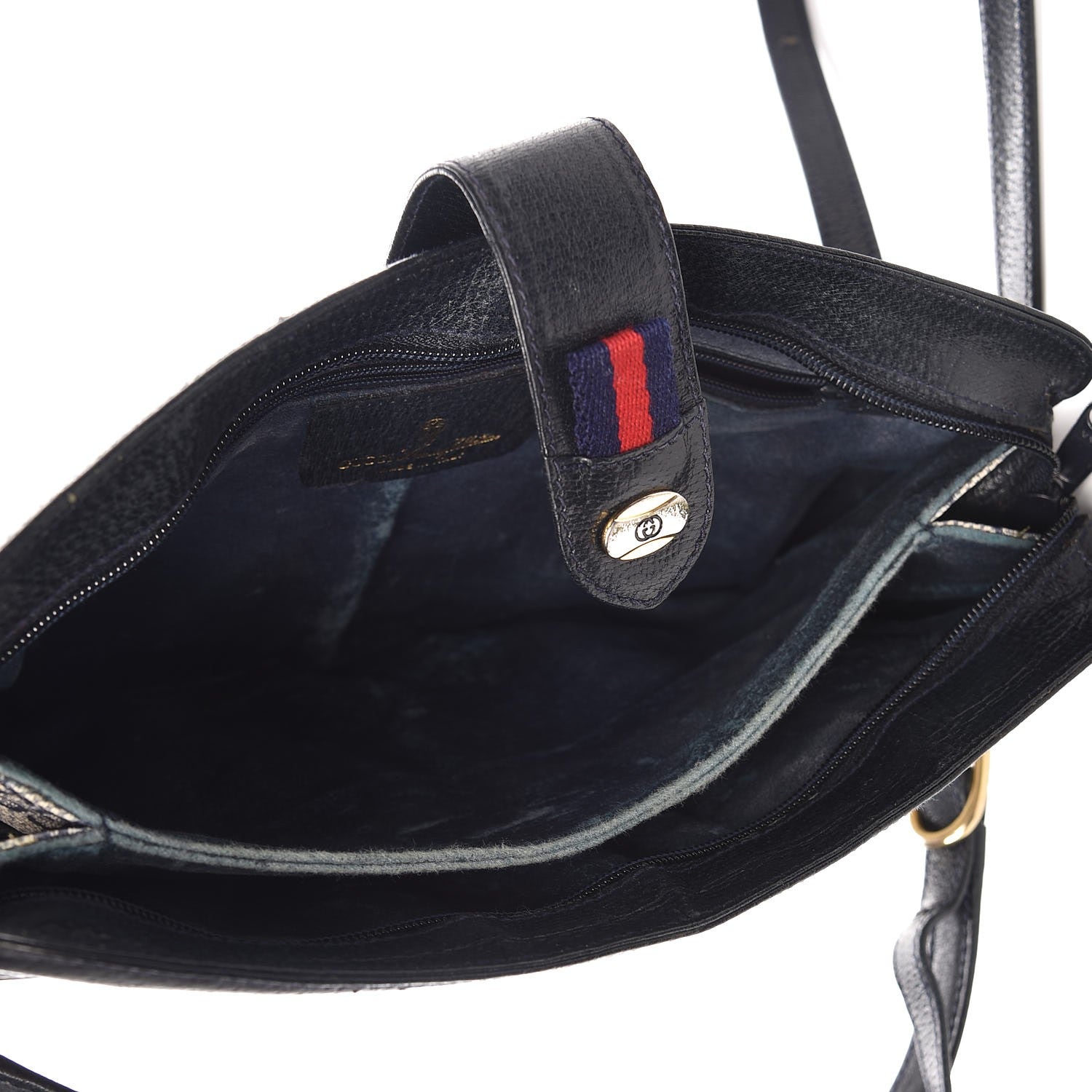 Gucci GG Plus Monogram Web Shoulder Bag Navy 5 of 13