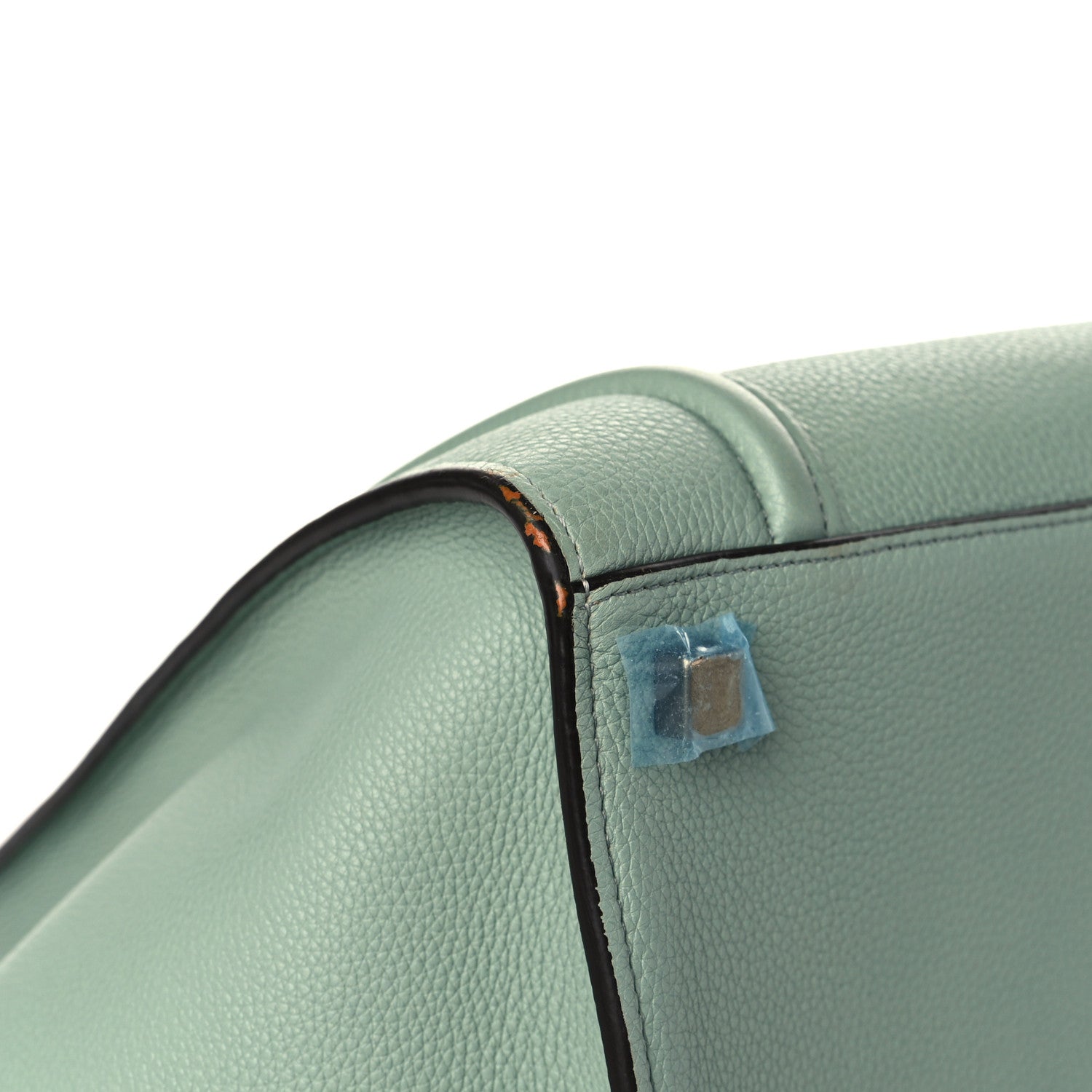 Celine Baby Grained Calfskin Medium Phantom Luggage Jade 9 of 12