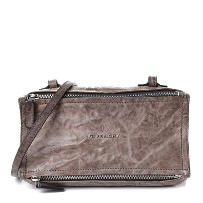 Givenchy Tumbled Sheepskin Mini Pandora Charcoal 1 of 7