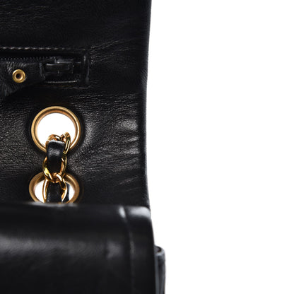 Chanel Lambskin Quilted Small Double Flap Black 12 of 13