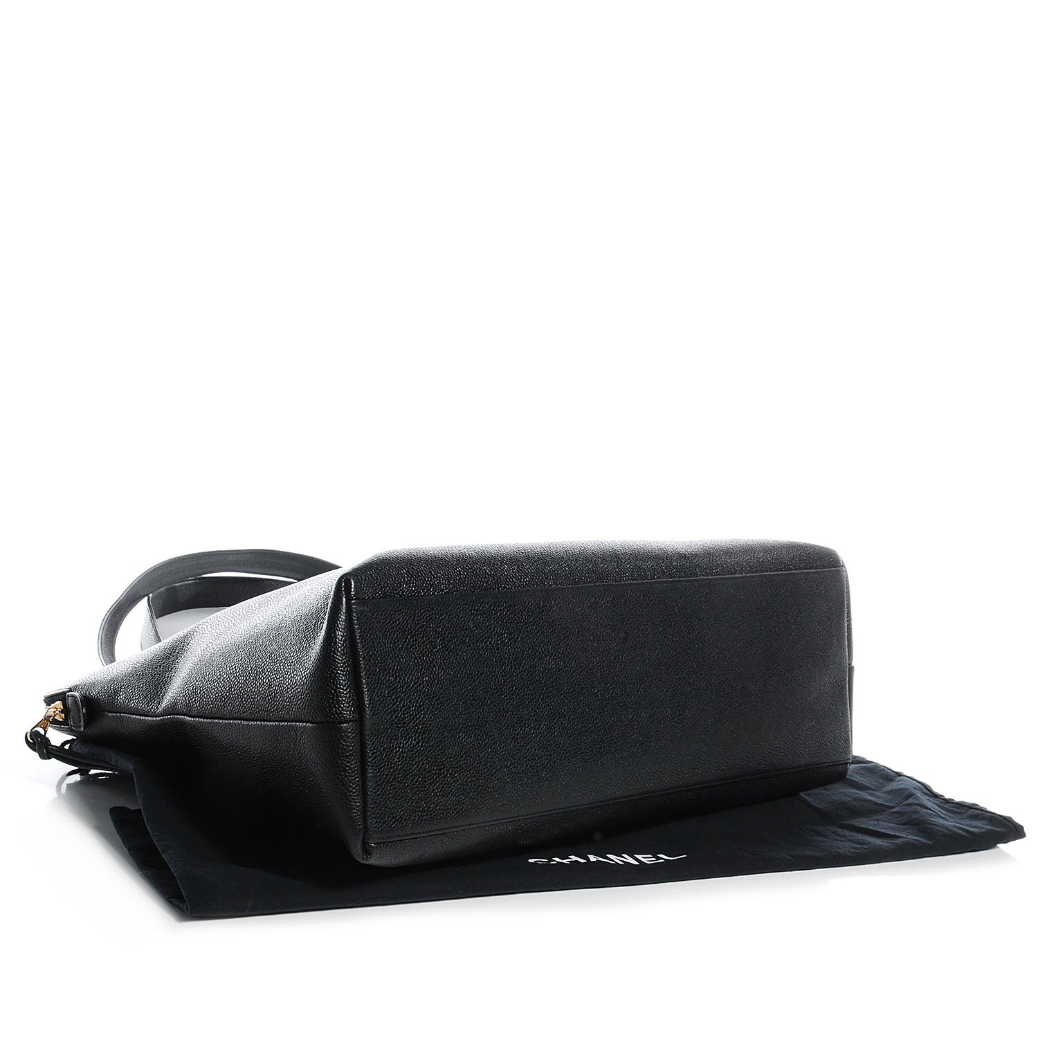 Chanel Caviar Large CC Shoulder Bag Black 4 of 7