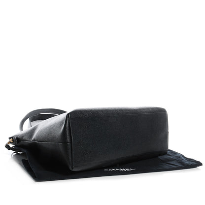 Chanel Caviar Large CC Shoulder Bag Black 4 of 7