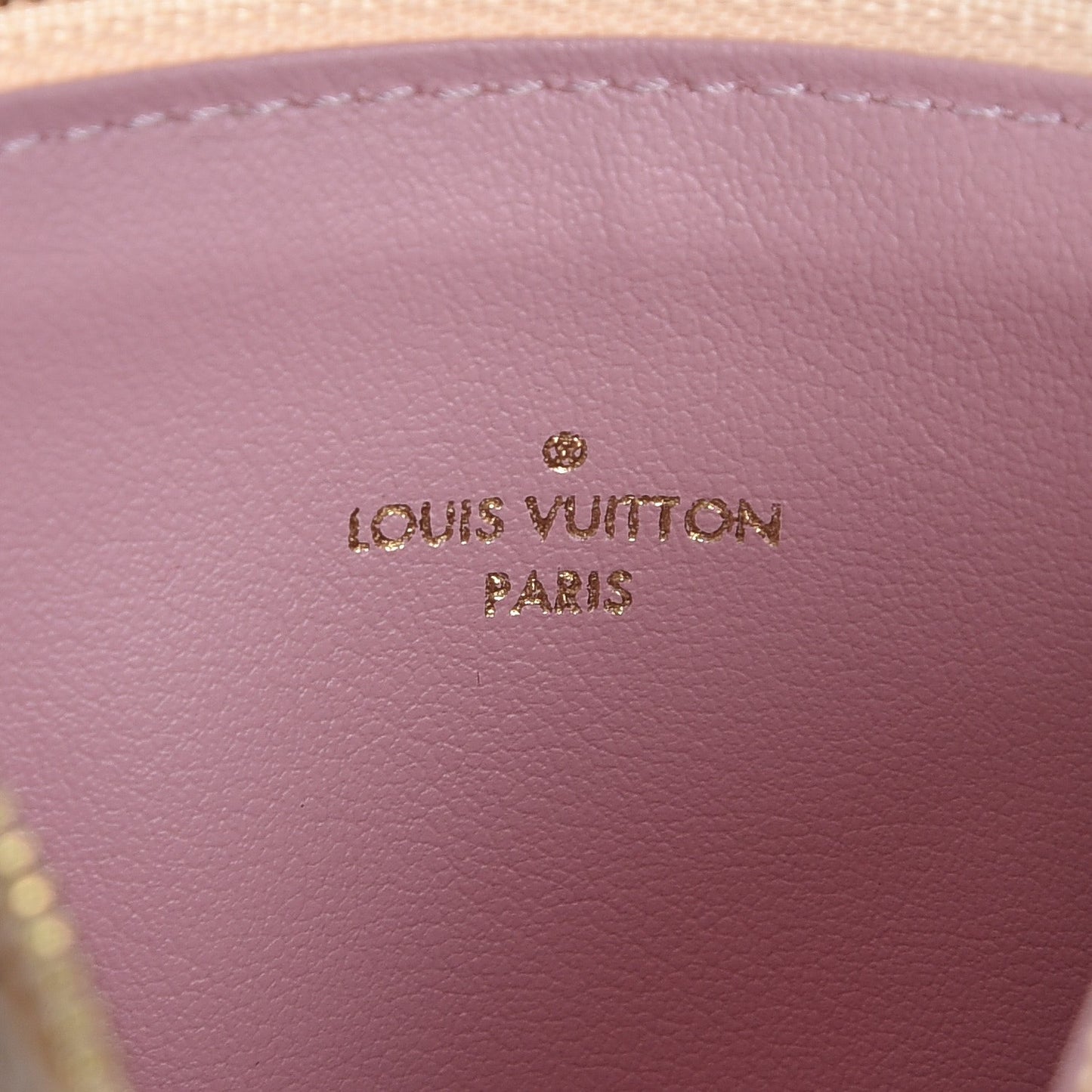 Damier Azur Felicie Chain Wallet Zippered Insert Rose Ballerine