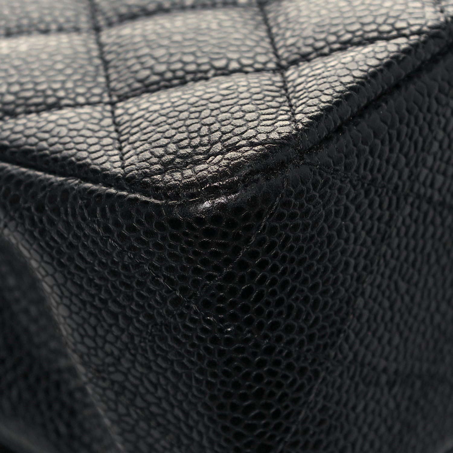 Chanel Caviar Quilted Medium Double Flap Black 11 of 12