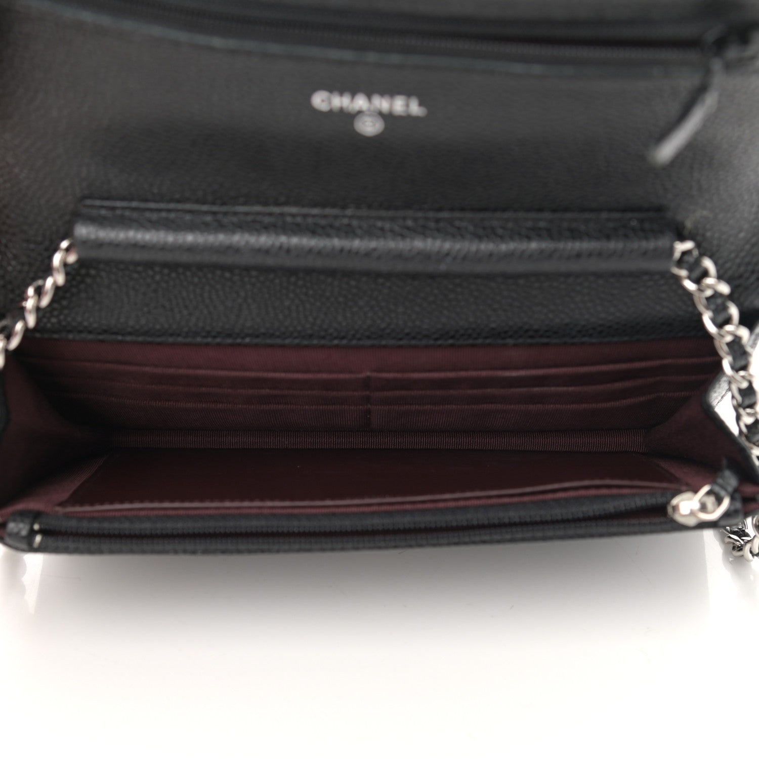 Chanel Caviar Quilted Wallet On Chain WOC Black 5 of 13