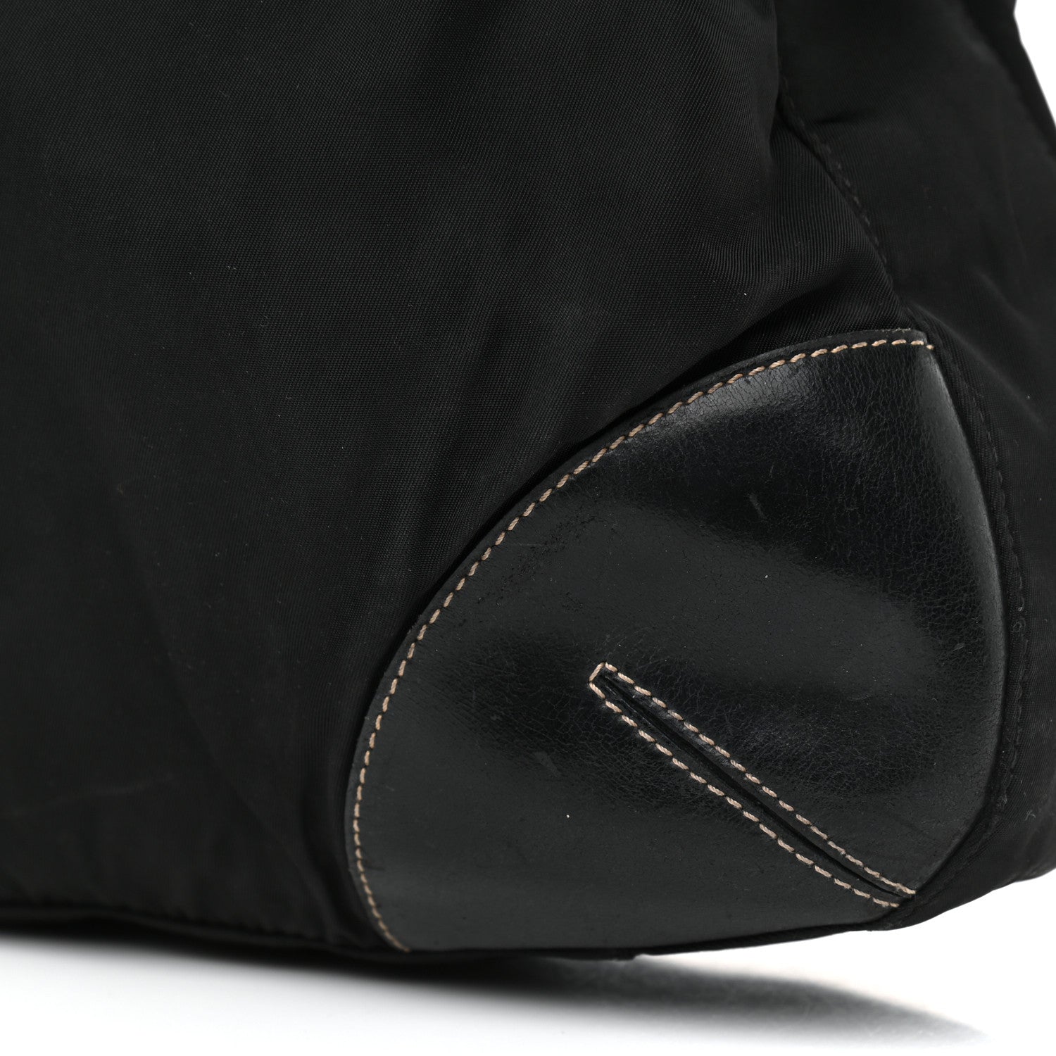 Prada Tessuto Nylon Soft Calf Tote Black 13 of 13