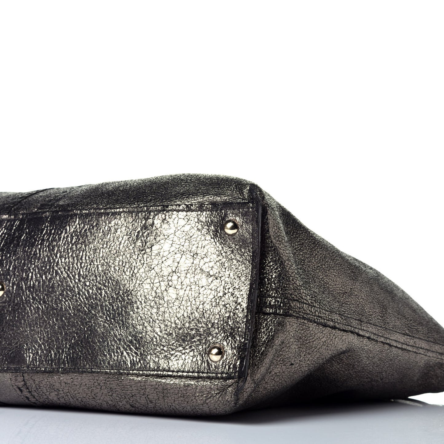 Calfskin Reversible Double Sac Y Tote Gold Black