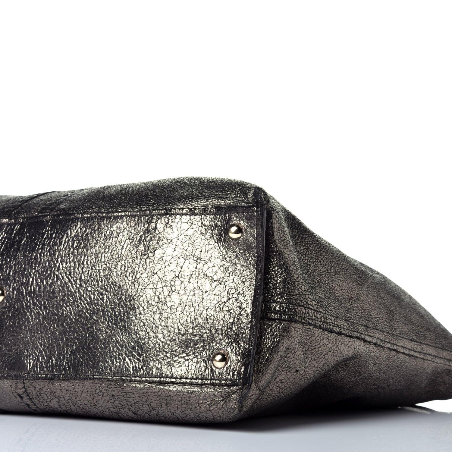 Saint Laurent Calfskin Reversible Double Sac Y Tote Gold Black 14 of 14