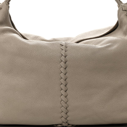 Bottega Veneta Washed Cervo Deerskin Large Hobo Light Grey 8 of 15
