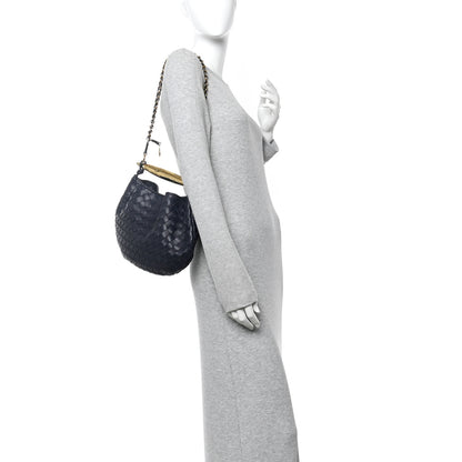 Bottega Veneta Nappa Intrecciato Sardine With Chain Bag Space 2 of 10