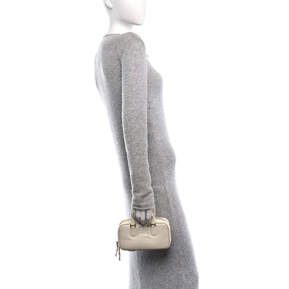 Miu Miu Calfskin Mini Arcadie Top Handle Bag Chalk White 2 of 11