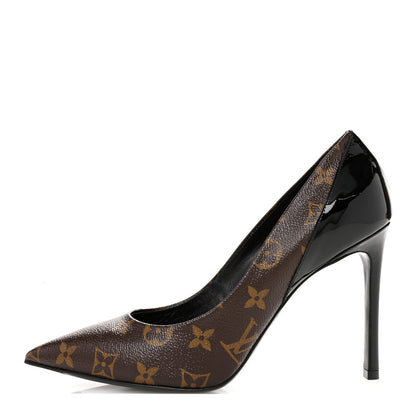 Louis Vuitton Monogram Cherie Pumps 40 Black 1 of 11