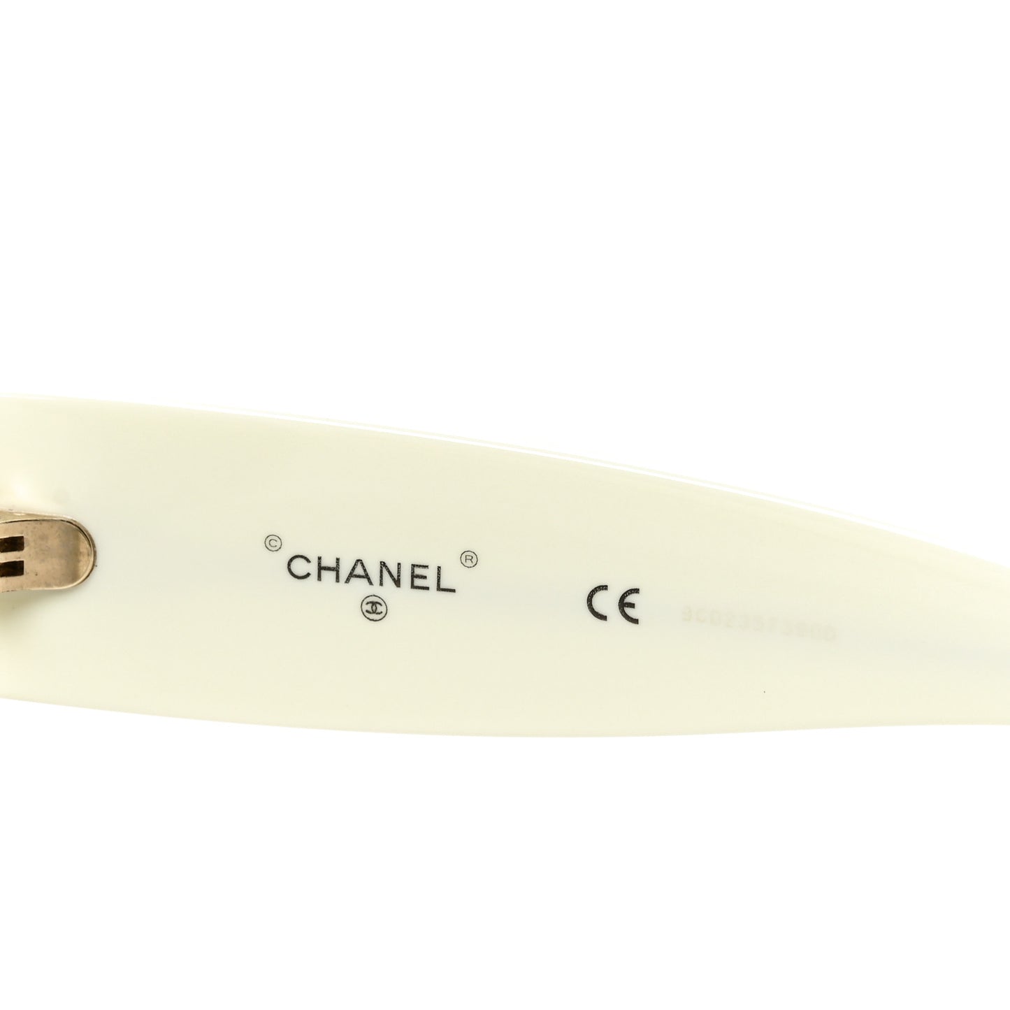 Acetate Shield Sunglasses 71476-A White