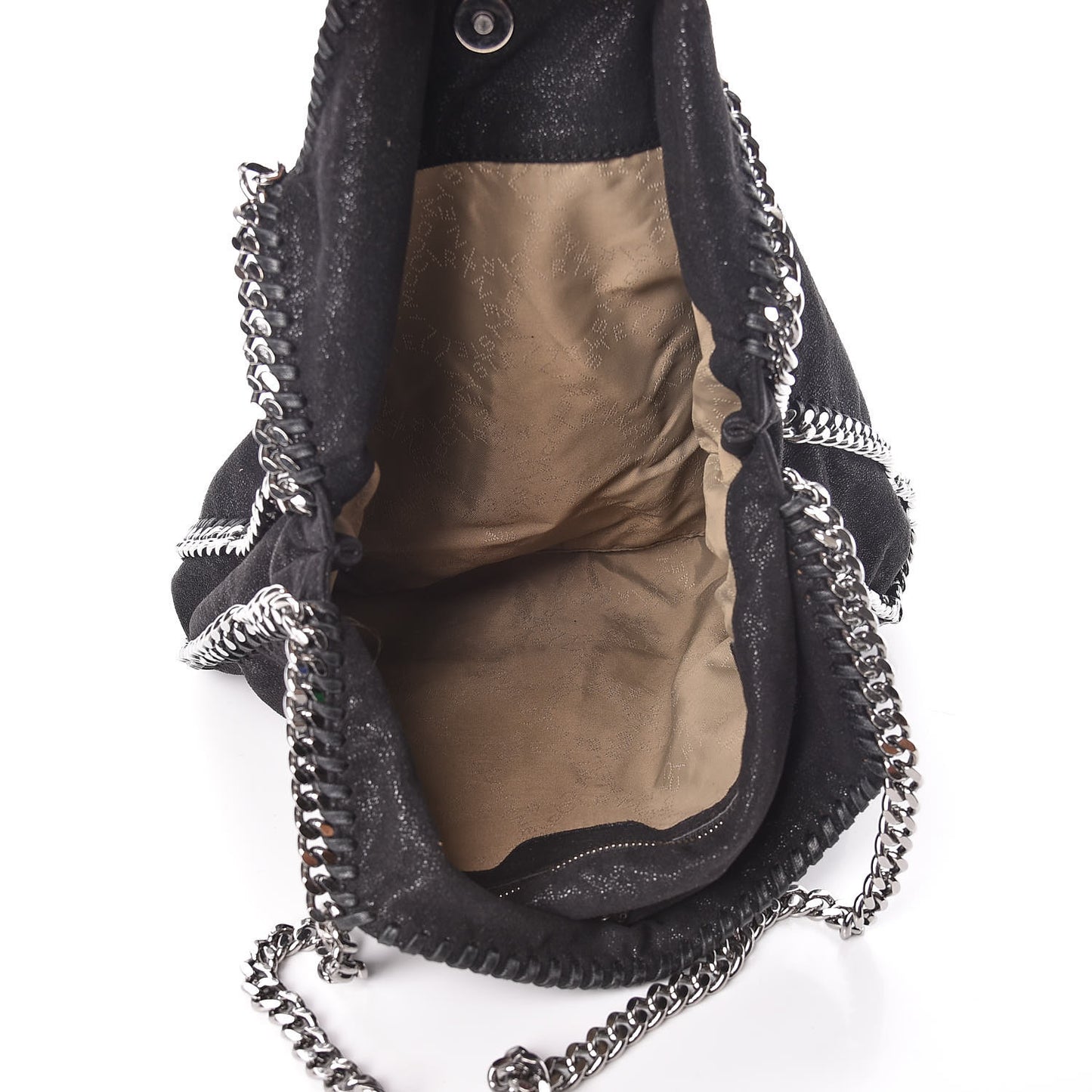 Shaggy Deer Small Falabella Tote Black