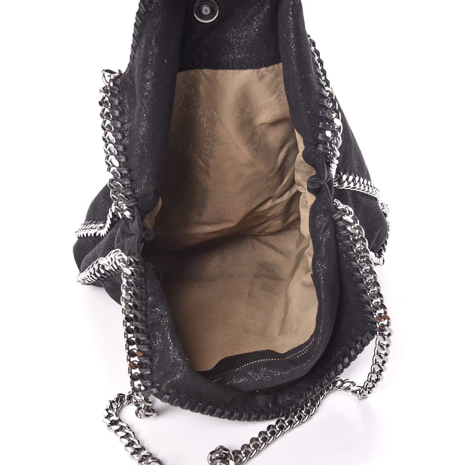 Stella McCartney Shaggy Deer Small Falabella Tote Black 7 of 8
