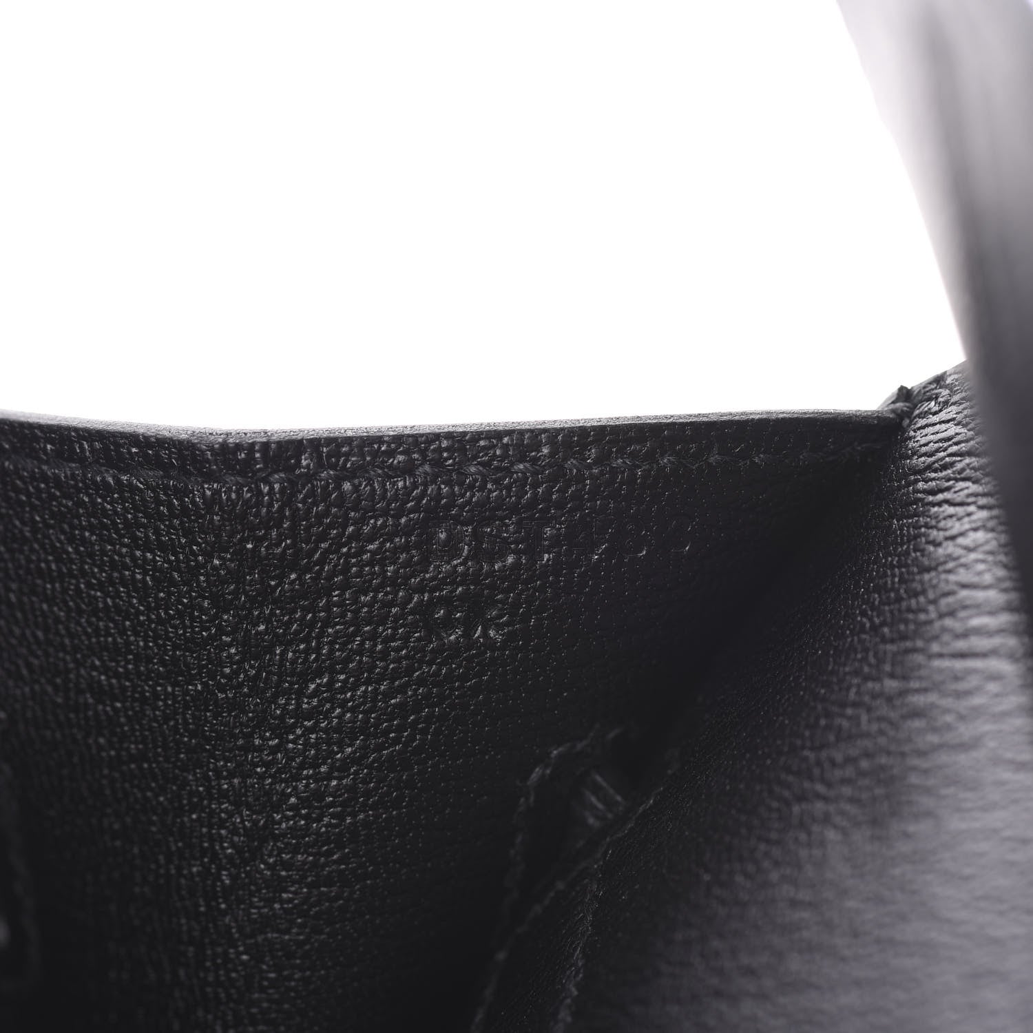 Hermes Grained Monsieur Birkin Sellier 30 Black 7 of 10